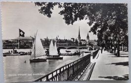 Zürich, Utoquai und Quaibrücke
