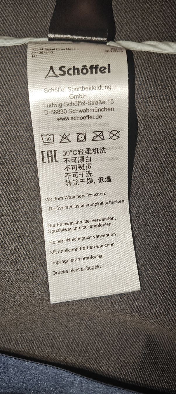 Schoeffel Jacken: Schöffel Hybrid Cima Mede – Neu (gemäss Beschreibung) aus Biel/Bienne von AxisHause 5