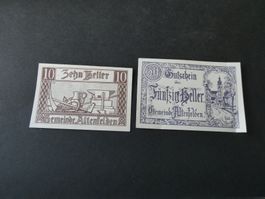 Oesterreich, Altenfelden - Notgeldscheine