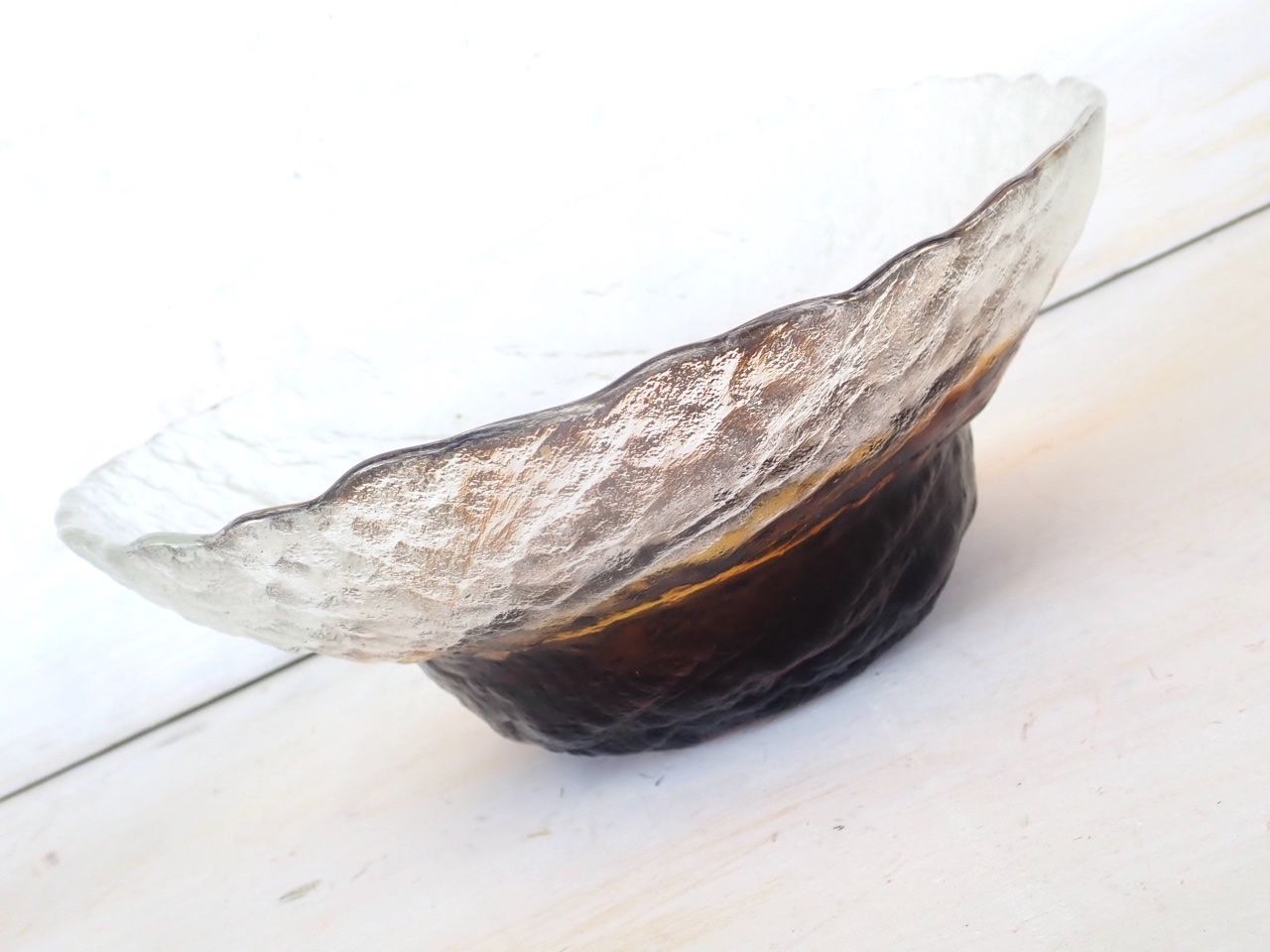 Schalen: Schale Glas Vintage Design Pertti Santalathi Humppila – Gebraucht aus Wil SG von BrocknRoll 1