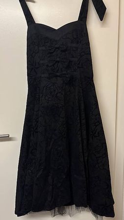 HEARTS & ROSES Vintage schwarzes  Abendkleid Gr. 40 NEU