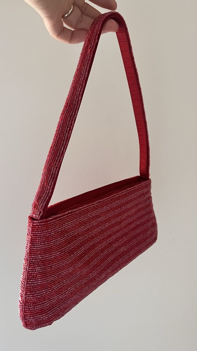 Sacs femmes: Borsa Scheilan rossa per donna con perline. – D'occasion à Lugano par yul_fhg2 5