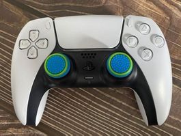 PS5 Controller Grips / Noppen (Blau/Grün)