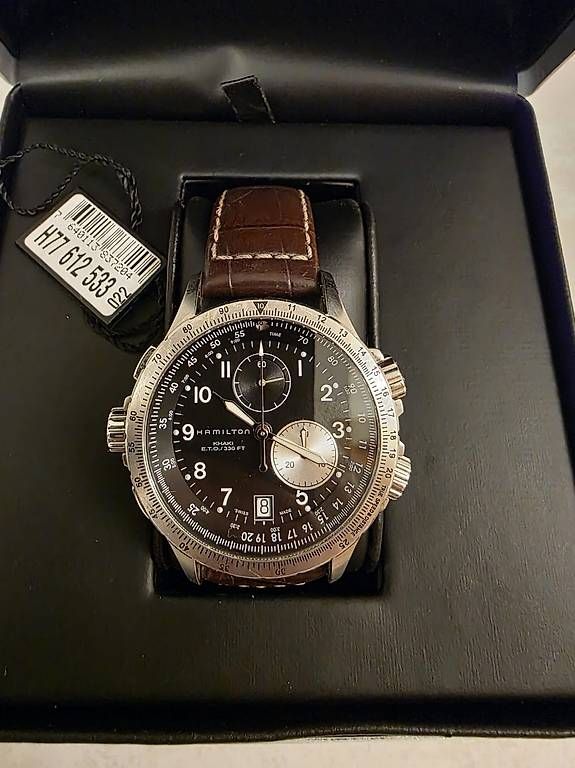 Hamilton Uhren: Hamilton Khaki Aviation E.T.O. Chrono Quartz – Gebraucht aus Grenchen von Achim0