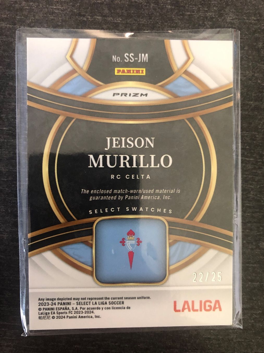 Topps Sammelbilder & Trading cards: Panini Select Jeison Murillo Celta Vigo Patch 22/25 – Gebraucht aus Wangenried von Garagara 1
