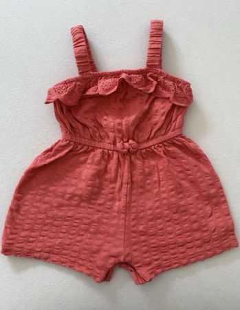 Combinaison C&A bébé corail 86cm