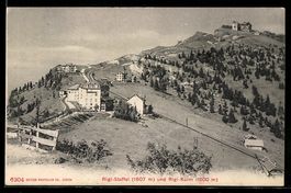 AK Rigi-Staffel, Blick auf Rigi-Kulm