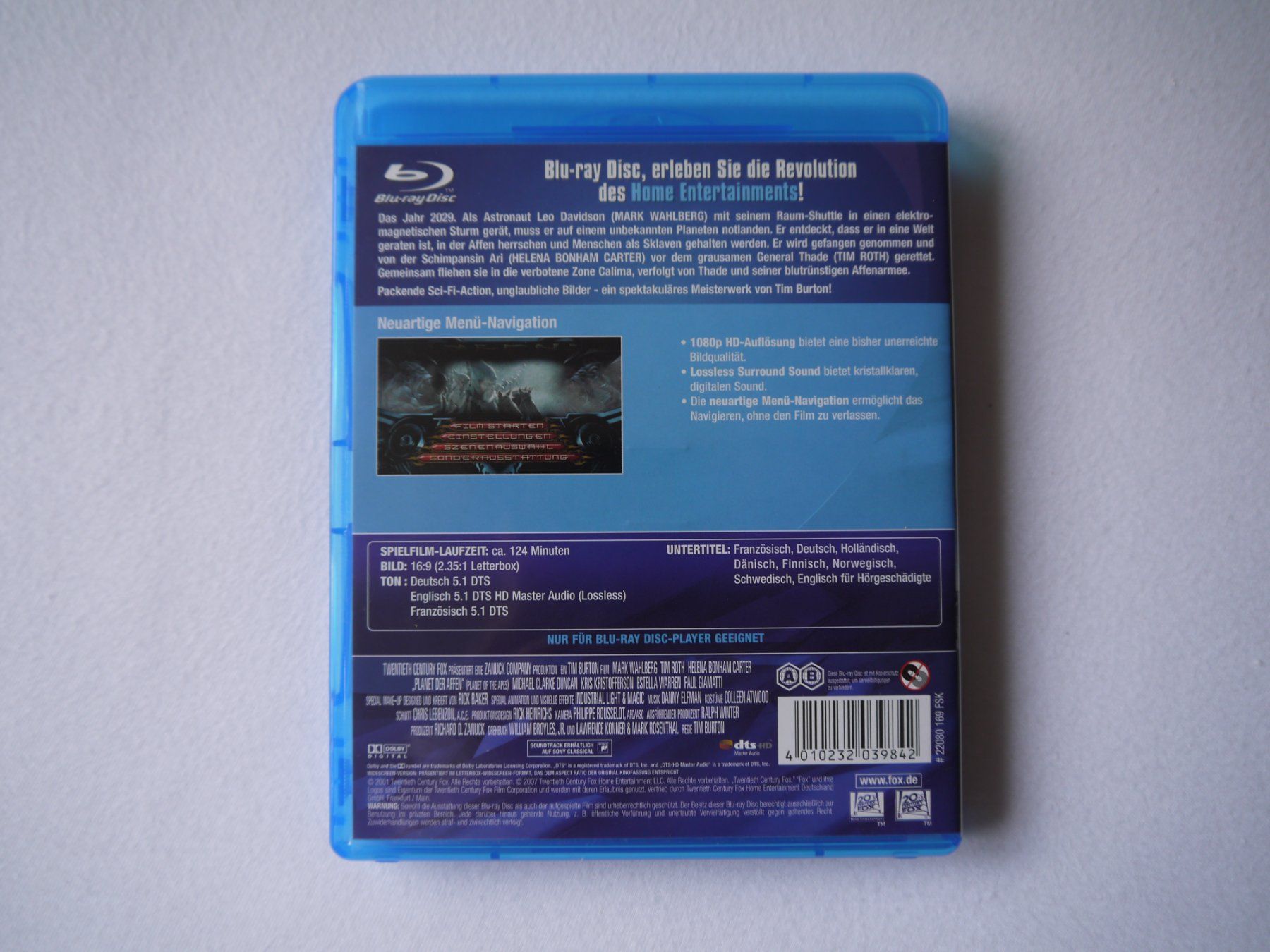 Tutti i DVDs: PLANET DER AFFEN(2001)-Tim Burton – Usato da Hagendorn venduto da Blaf 1