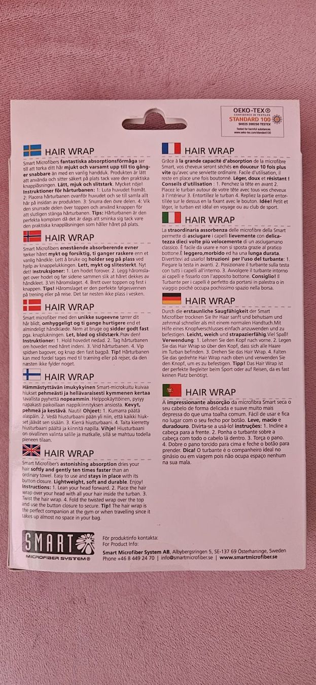 Altro per la cura dei capelli: Hair Wrap, Microfiber Haar-TrockenTuch NEU – Nuovo e nell'imballaggio originale da Zweidlen venduto da Shubli 1