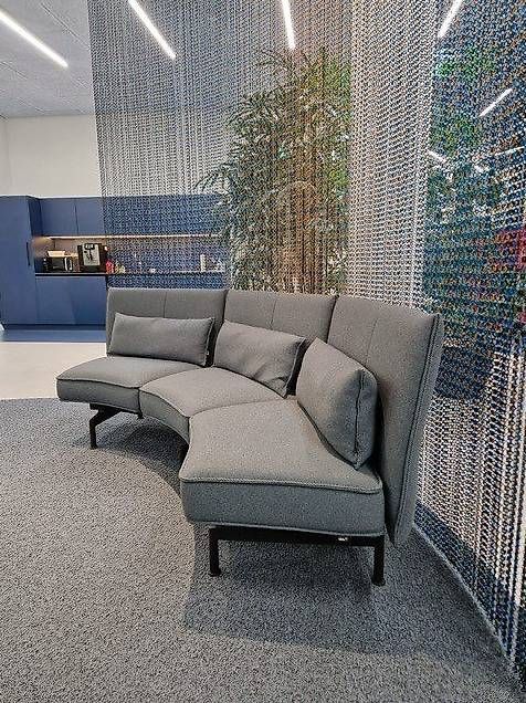 Vitra Sofas: 3er Sofa grau/blau melange VITRA – Gebraucht aus Opfikon von Steiger24 1