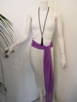🤩BOHO-CHIC CHIFFON-GüRTEL VIOLET NEU