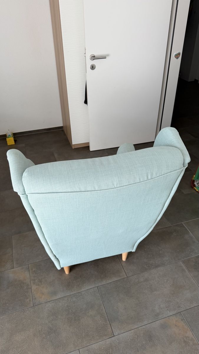 Ikea Poltrone: IKEA STRANDMON Ohrensessel Hellgrün – Usato da Unterengstringen venduto da Agustyle 1