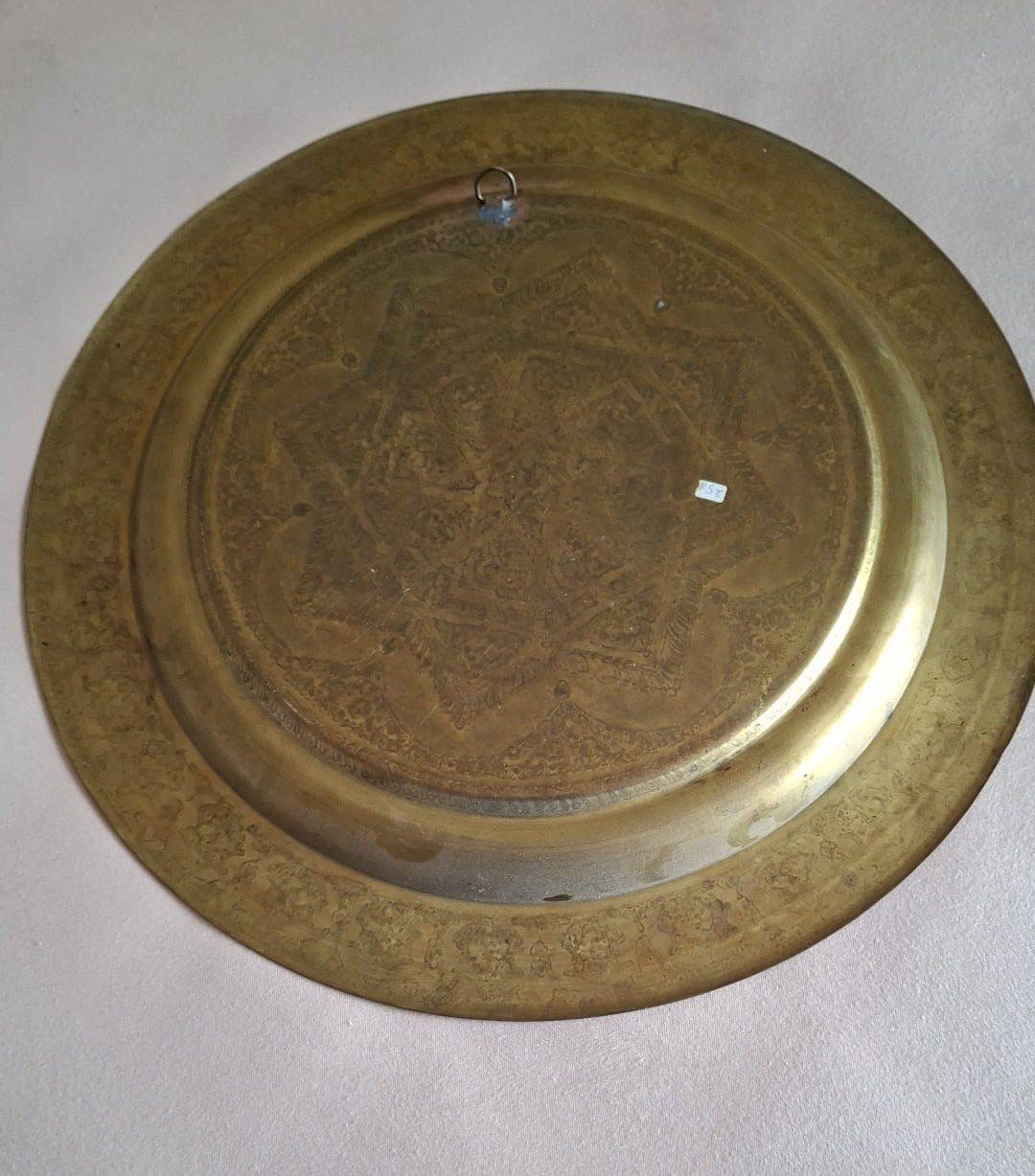 Piatti: Orientalischer Messing-Wandteller, handgraviert, 46 cm – Usato da Affoltern am Albis venduto da Tibu987 2