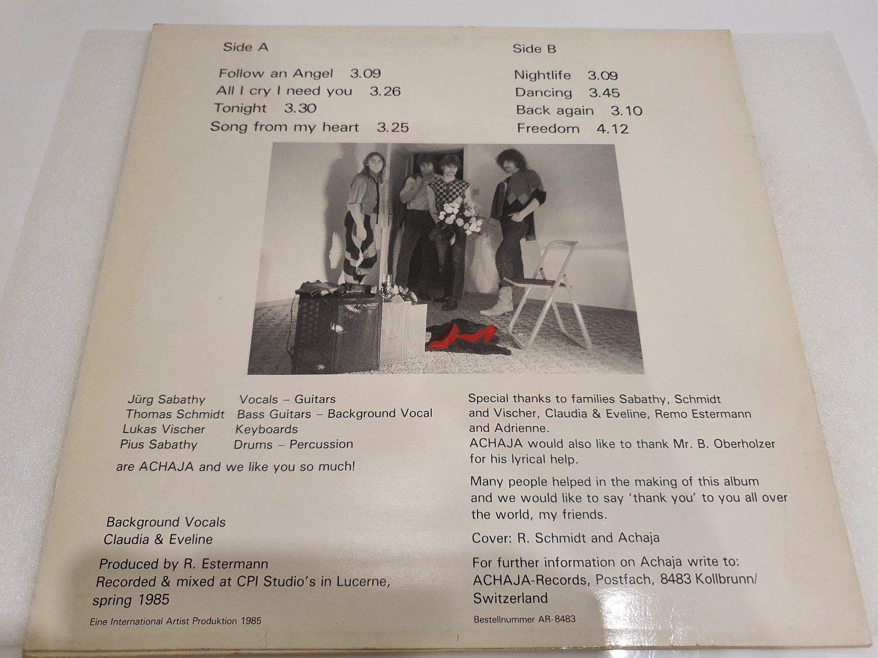 Dischi in vinile: Achaja – Red Like Love – Usato da Uster venduto da Vinyl-Leidenschaft 1