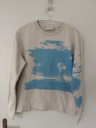 Calvin Klein Pullover, weiss, Grösse M, Top Zustand!