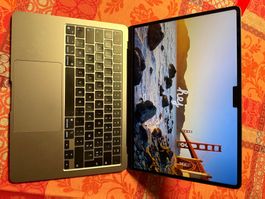 Apple MacBook Air M2 13.6" 256GB Space Grau, Akku 100%