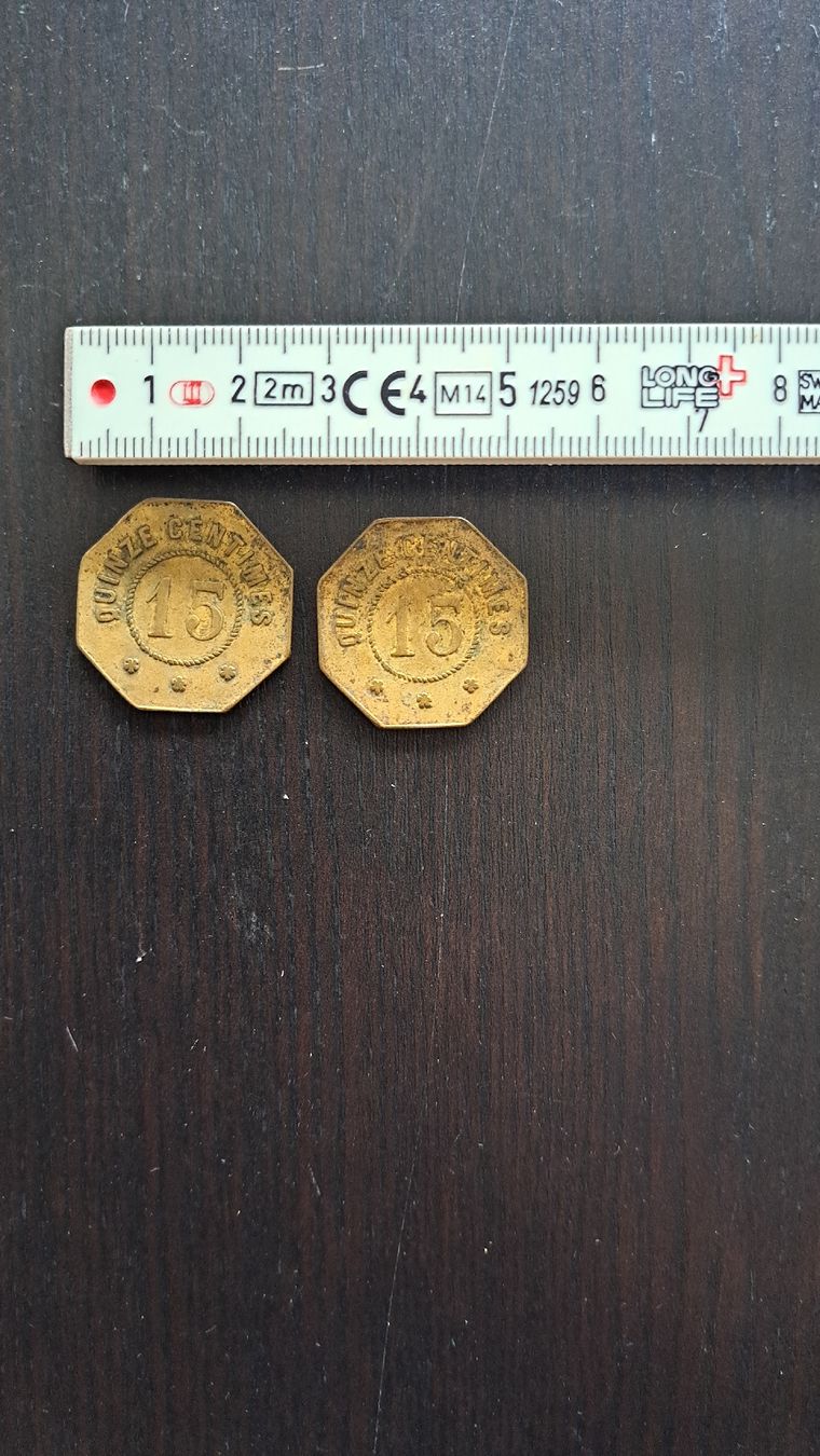 Alle Münzen: 2 antike Token Hotel de Londres selten – Gebraucht aus Riehen von Appia48 2