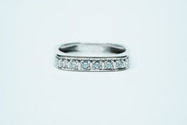 18k Weissgold Diamantring