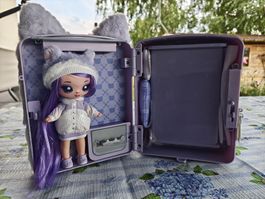 Na Na Na Surprise Rucksack Schlafzimmer Puppen Set Lila