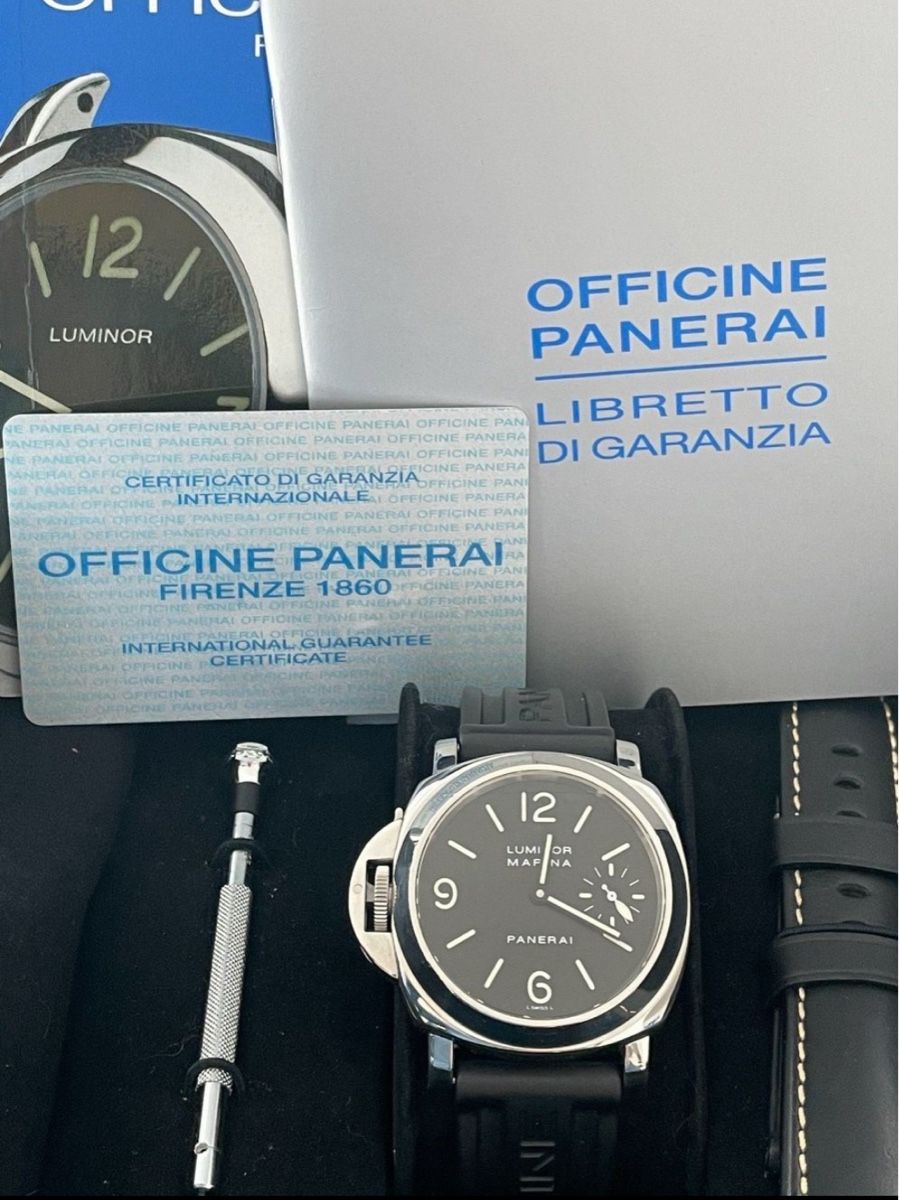 Panerai Orologi: Panerai Luminor Marina Destro PAM00022, Full Set – Usato da Winterthur venduto da SRatNext 1