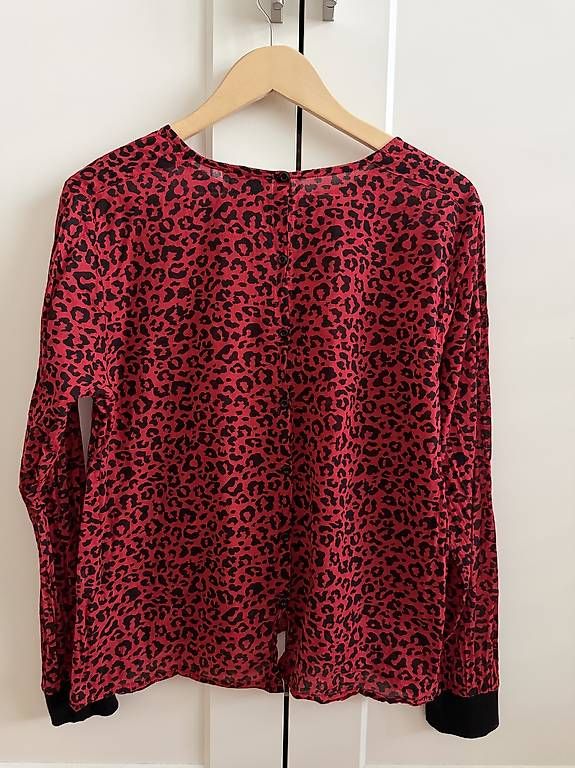 Camicette: Mads Nørgaard Bluse rot schwarz Leo - M – Usato da Zürich venduto da wie_r6sx 2