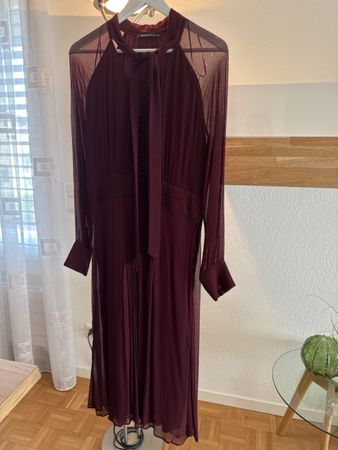 Damen Kleid bordeaux Grösse 38 