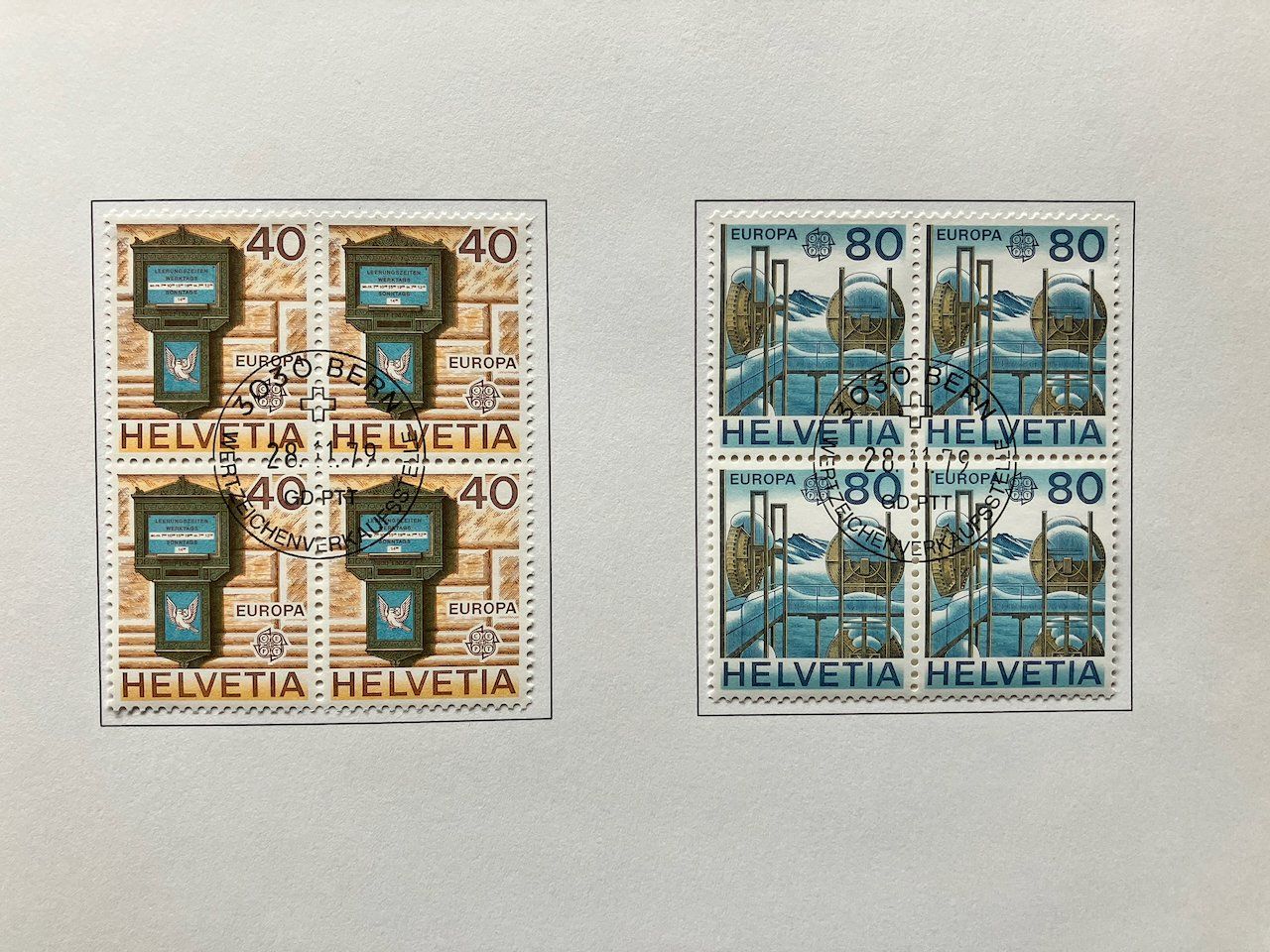 Tutti i francobolli: Maximumkarten und PTT-Folder 1979-96 – Usato da Nesslau venduto da zueri6 6