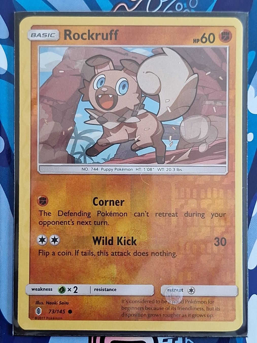 Pokémon Carte collezionabili: Rockruff - Reverse Holo - Stunde der Wächter #Ord3 – Usato da Altstätten SG venduto da GGsGameshop