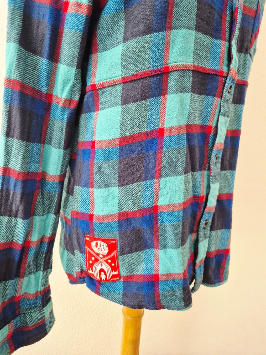Camicette: ALIEN WORKSHOP HEMD BLUSE M 38 KARO HOLZFÄLLERHEMD  TOP – Usato da Elsau venduto da the-colorful-side 6