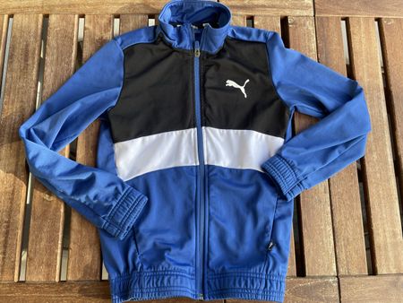 Puma Trainingsjacke blau schwarz Grösse 140 