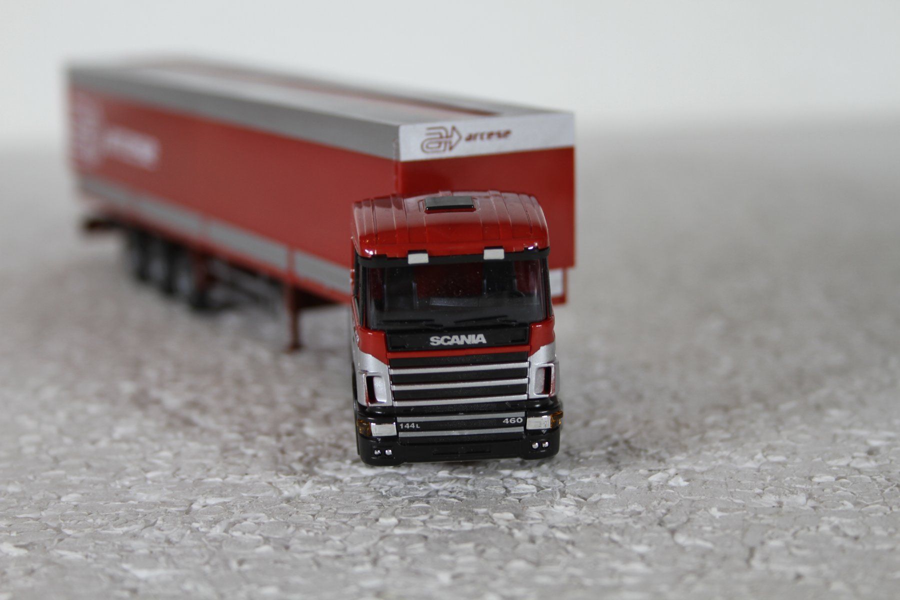 Herpa Modellini d'auto: Herpa Scania Sattelzug 630 arcese – Usato da Triesen venduto da cor_62ts 2