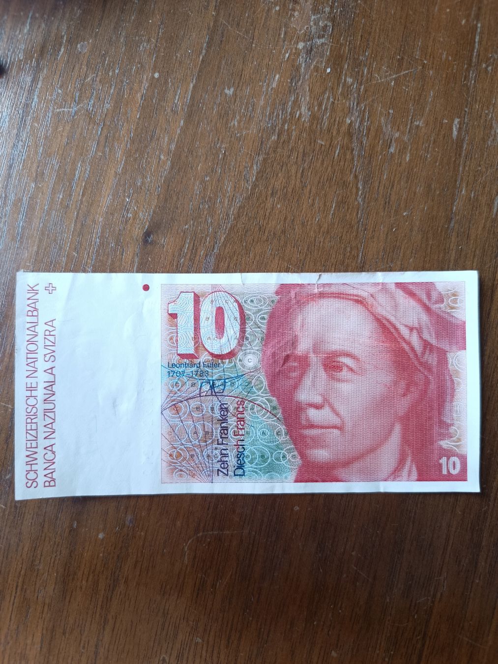 Banconote: 10 franken banknote – Usato da Basel venduto da Lebschig