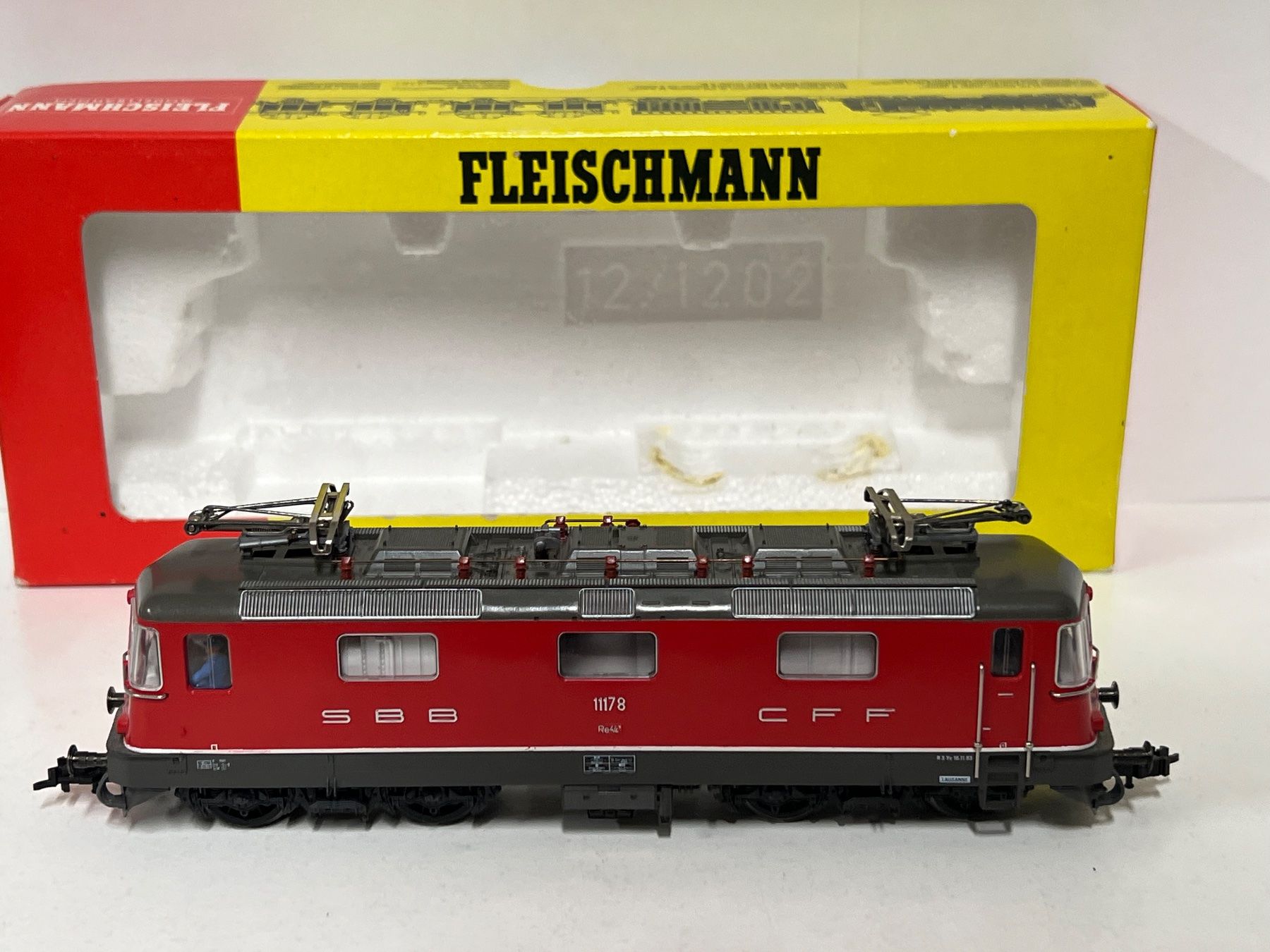 Fleischmann Modellini di ferrovie: Fleischmann 4342 H0 DC SBB Re4/4 ll Lok 11178 – Usato da Geroldswil venduto da TopTrain54