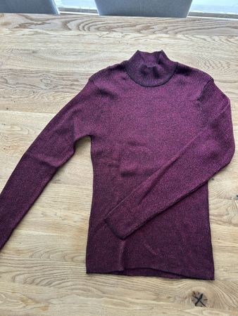Schimmernder Zebra Pullover Grösse XL