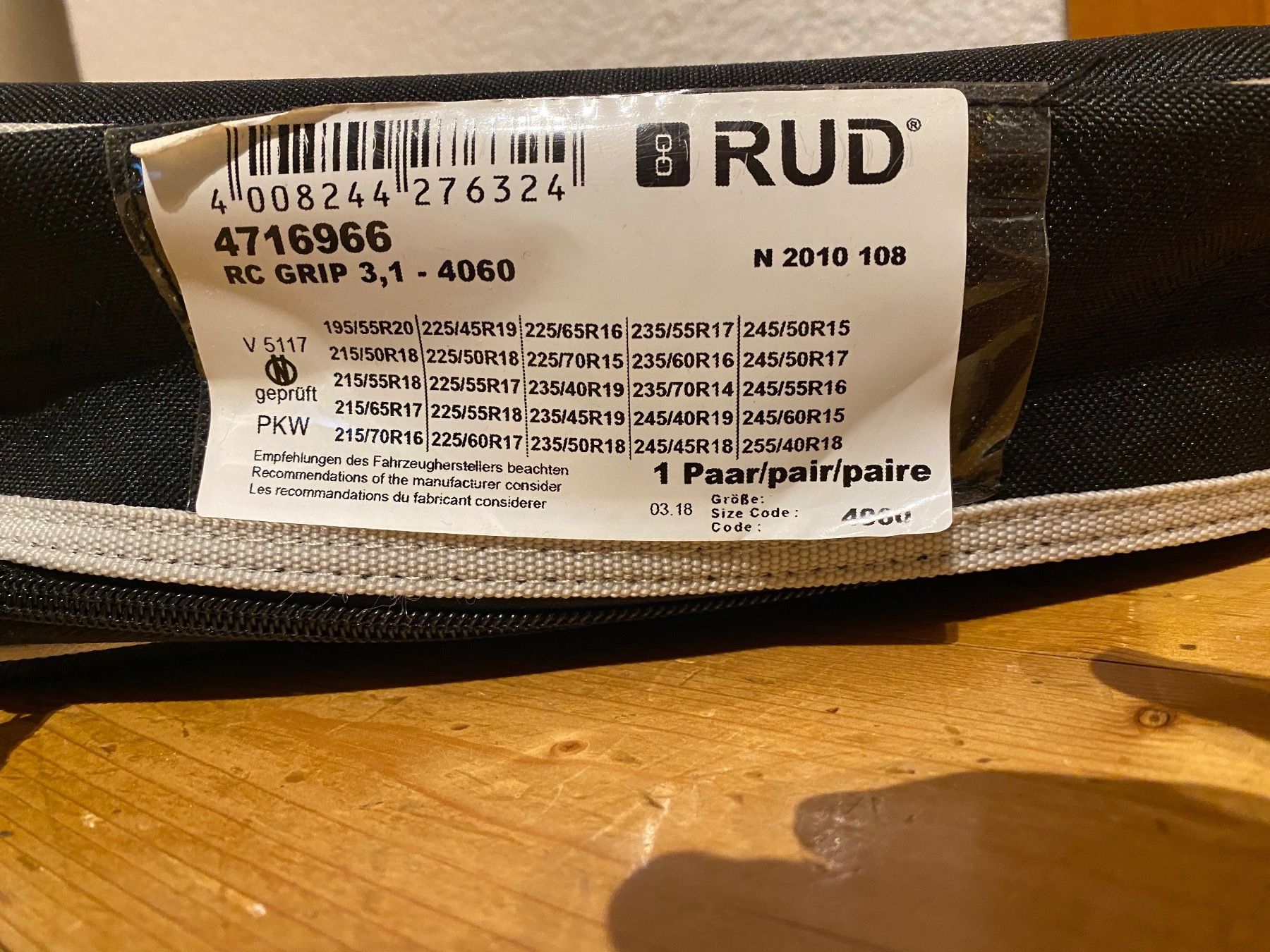Rud Catene da neve: Schneeketten Auto – Nuovo e nell'imballaggio originale da St. Gallen venduto da simeli- 1