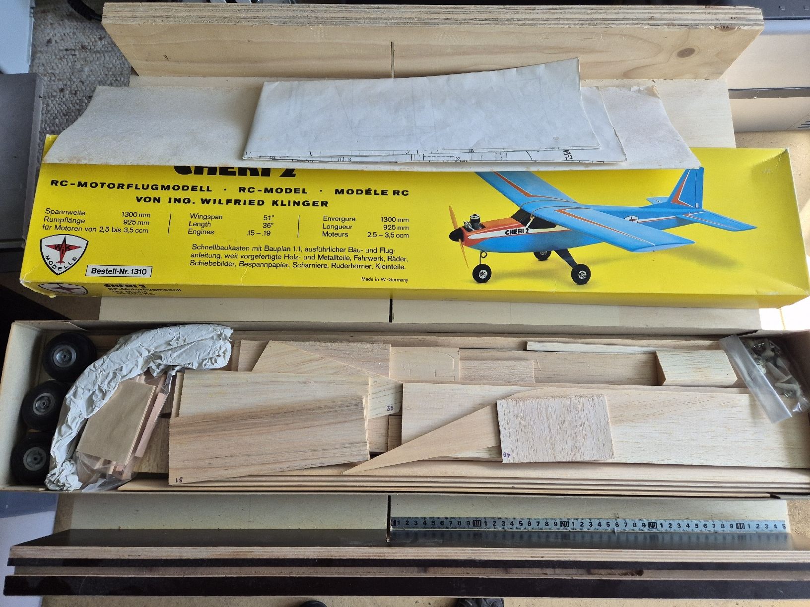 Modellismo RC: Alter seltener Baukasten Cheri 2 von Wik – Nuovo (secondo la descrizione) da Wattenwil venduto da hps_z6w9 1
