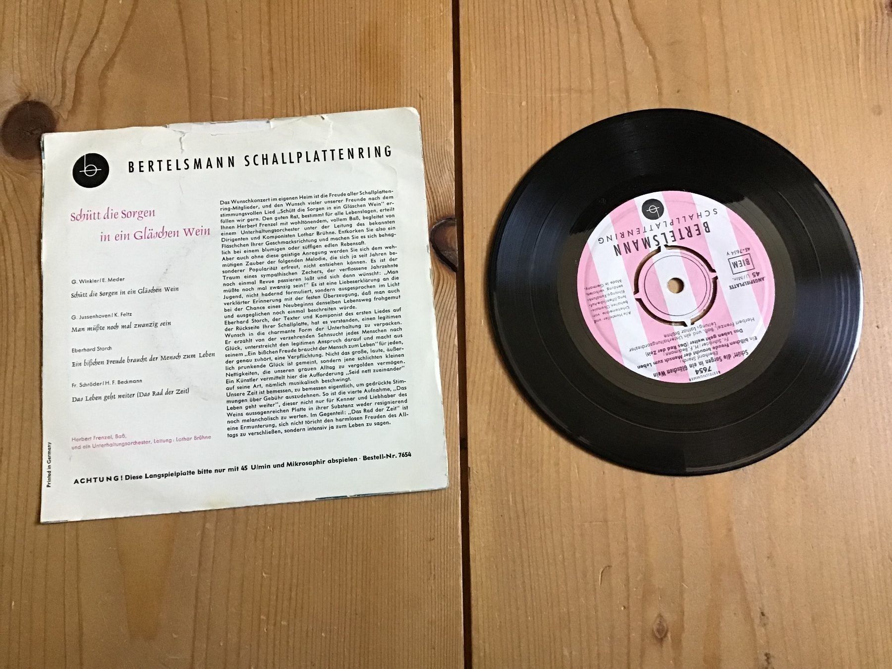 Schallplatten: single, bertelsmann schallplattenring, – Gebraucht aus liestal von makai05 2