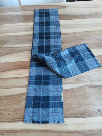 Winter Scarf:  Blue & Grey, Unisex Style