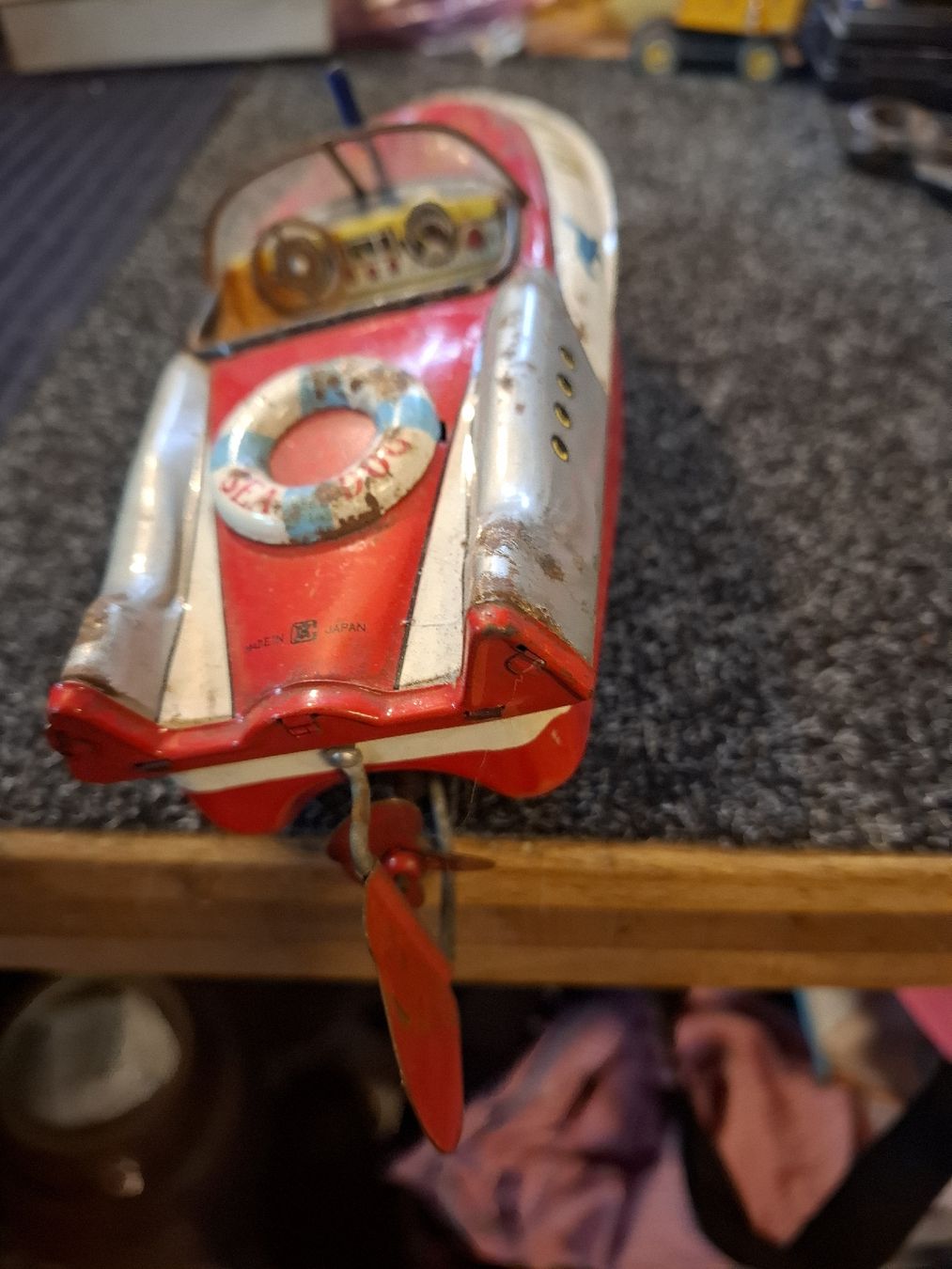 Giocattoli: Giocattolo in latta vintage – Usato da Motto Blenio venduto da Vigio 3