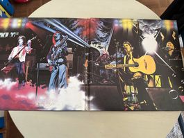 PAUL MCCARTNEY WINGS BEATLES original 3LP over America poste