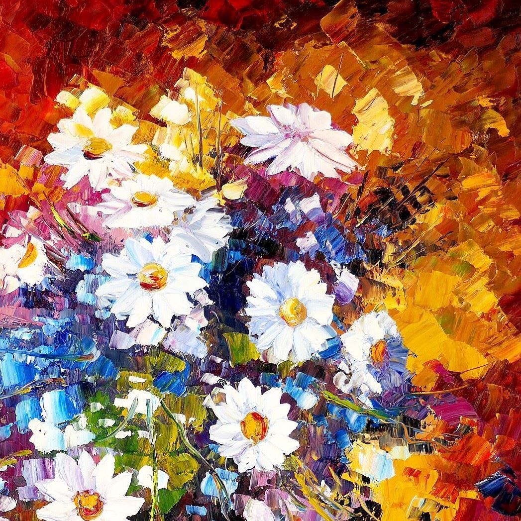 Riproduzioni & Creazioni: Abstrakt - Vase mit bunten Blumen – Nuovo (secondo la descrizione) da Larnaca venduto da KunstDepot24 3