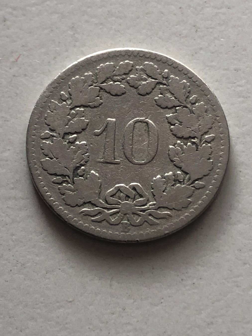 Tutti le monete: 10 Rp. 1882 – Usato da Schötz venduto da Odpa 1