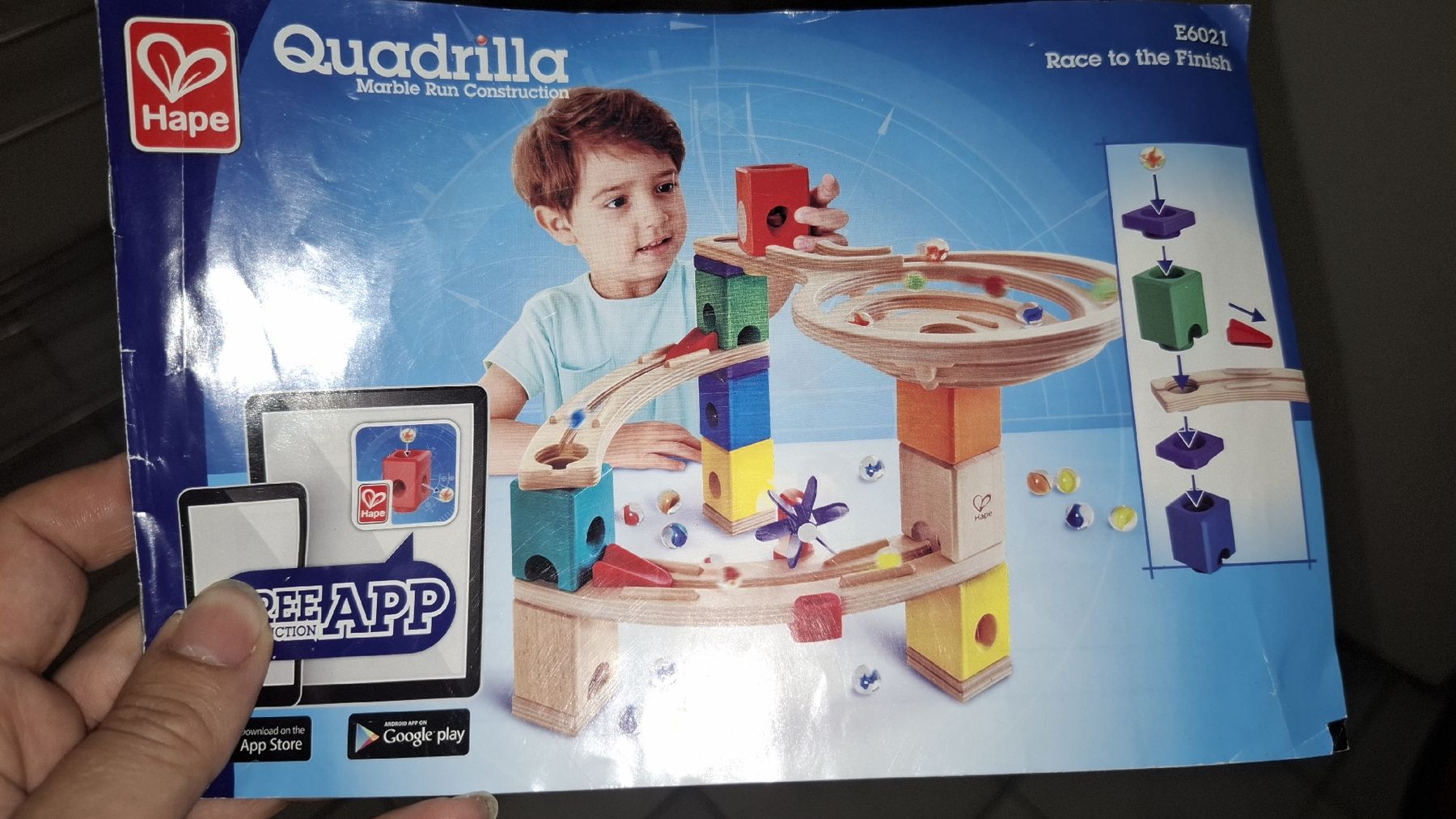 Hape Giochi: Hape Quadrilla Kugelbahn  – Usato da Wäldi venduto da Fergiu