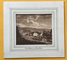 Franz Hegi Nidelbad bei Rüschlikon Aquatinta um 1830