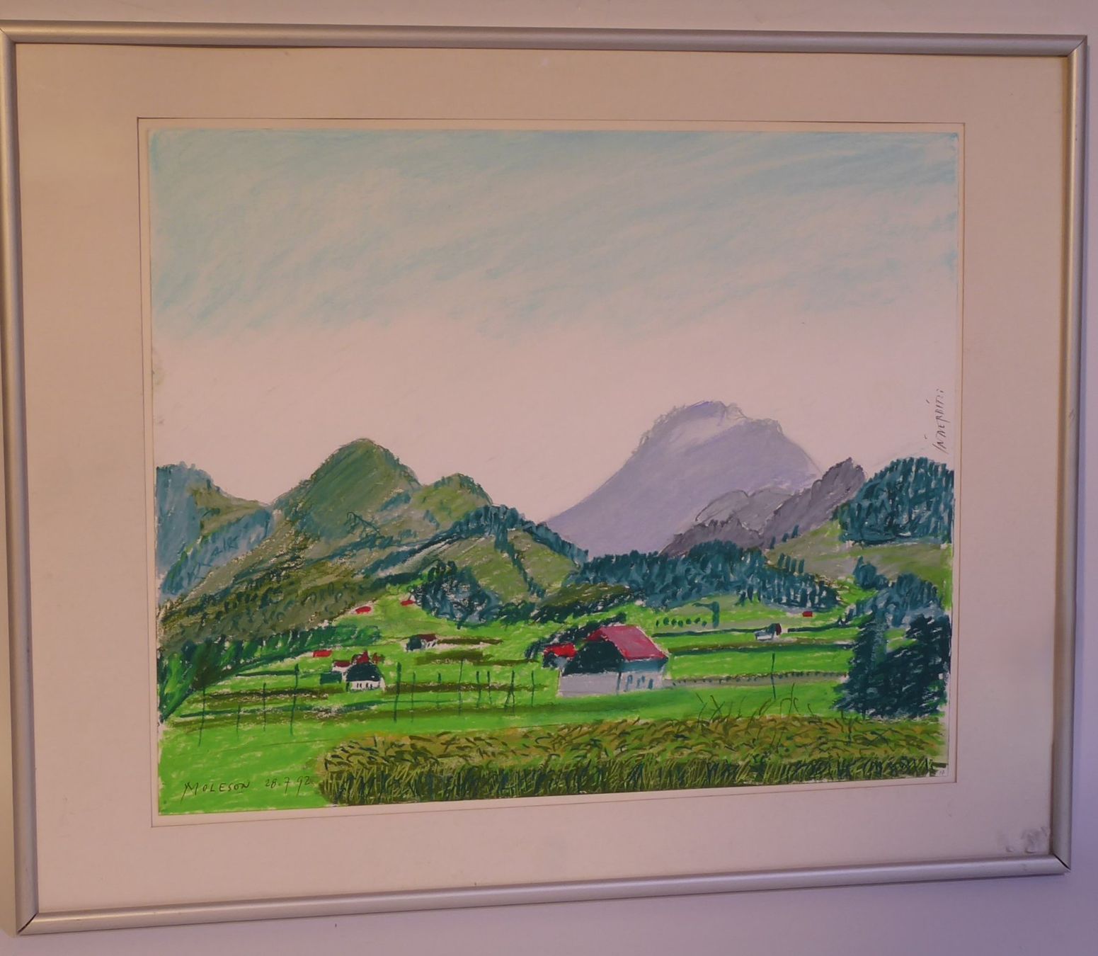 Dipinti: Originalgemälde Heinz Inderbitzi-Moleson 1992 – Usato da Bern venduto da blaukreuz-brocki_BE 1