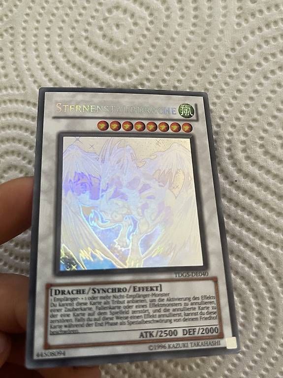 Yugioh Carte collezionabili: Yugioh ghost rare sternenstaub drache – Usato da Oberbuchsiten venduto da Swissguy 2
