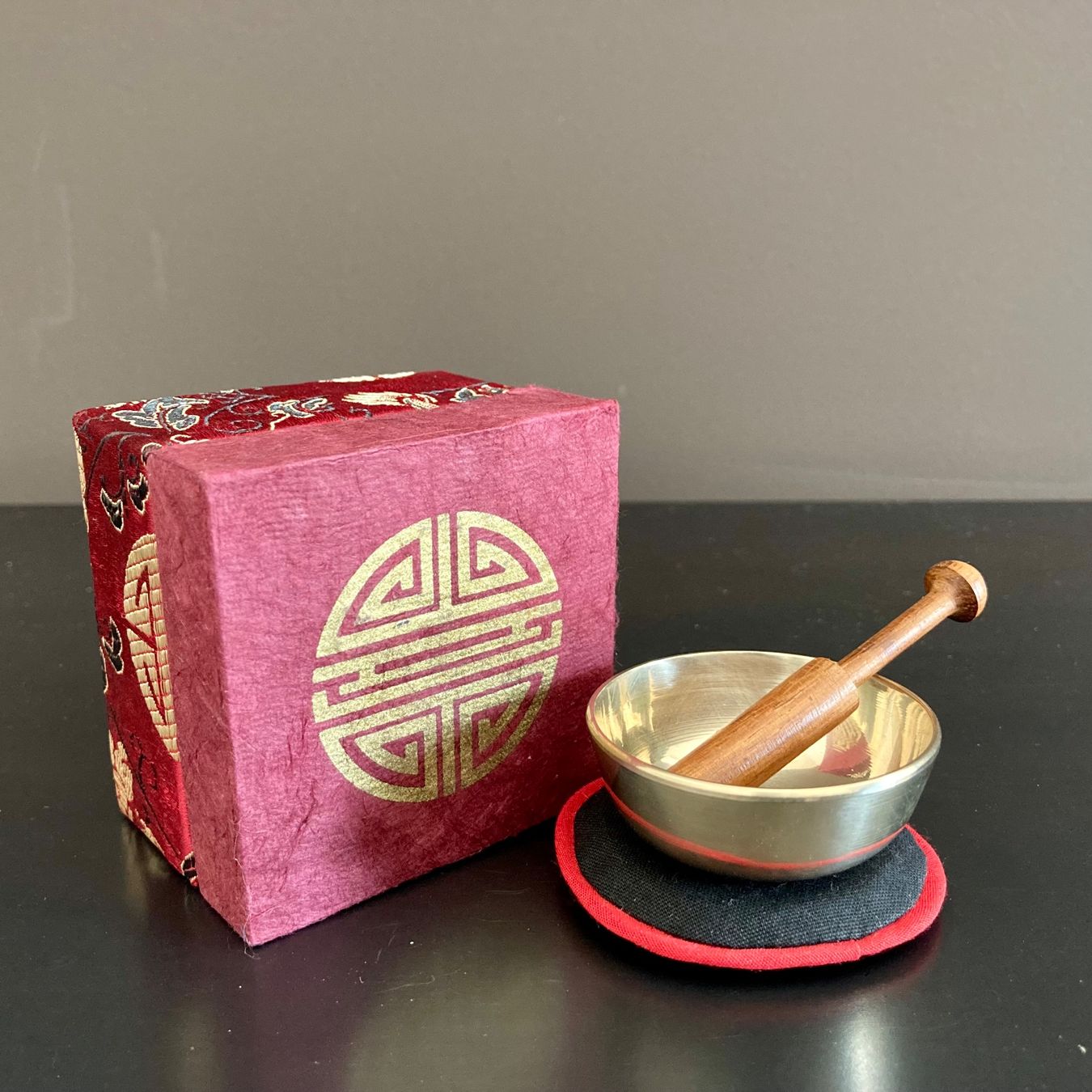 Musikinstrumente: Mini-Klangschale «Langlebigkeit» – Neu und originalverpackt aus Aarau von sonantro 2