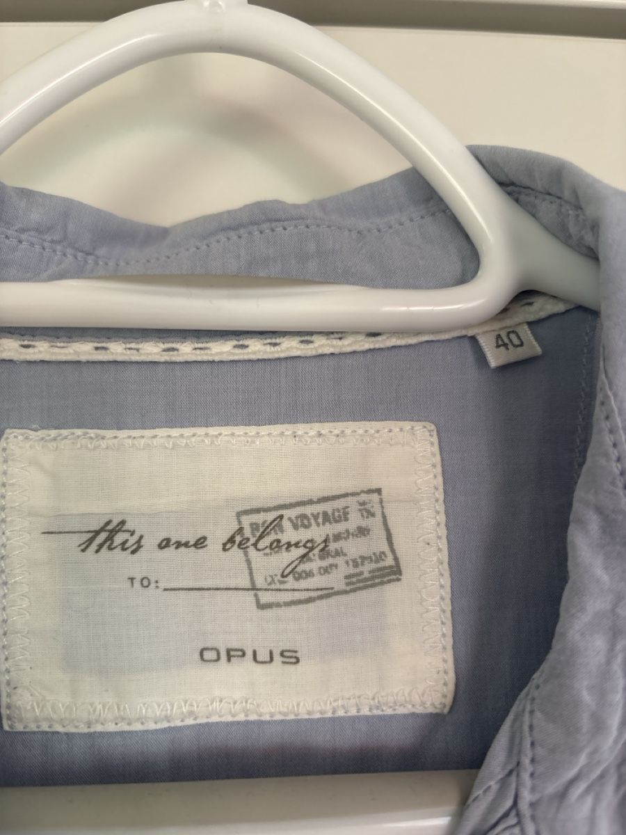 Opus Blusen: Damen Hemd Opus Grösse 40 hellblau leichte Flecken – Gebraucht aus Sirnach von khe_q88w 1