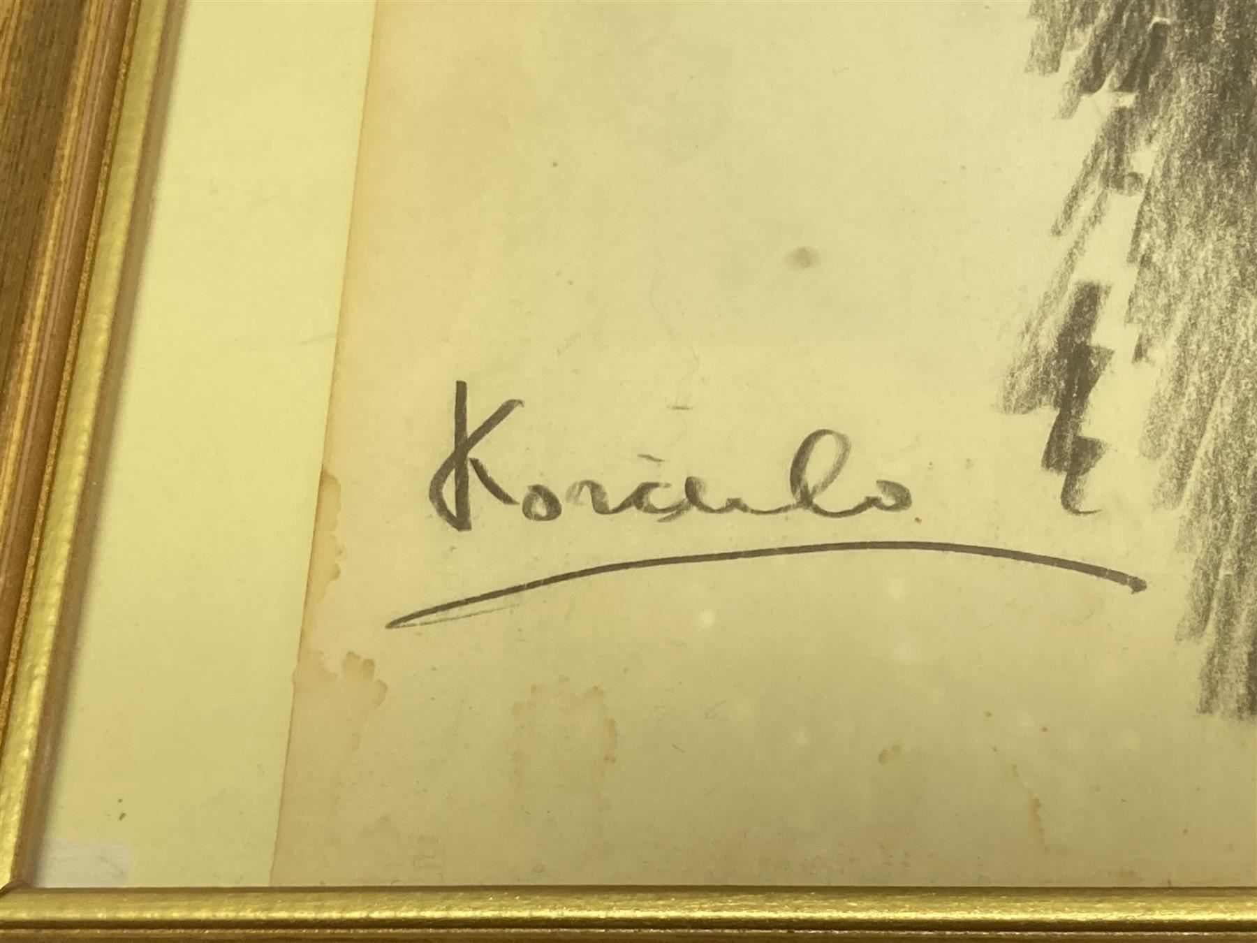 Dipinti: (ca) Treppe zur Kirche sign – Usato da Bern venduto da Jwpm66 3