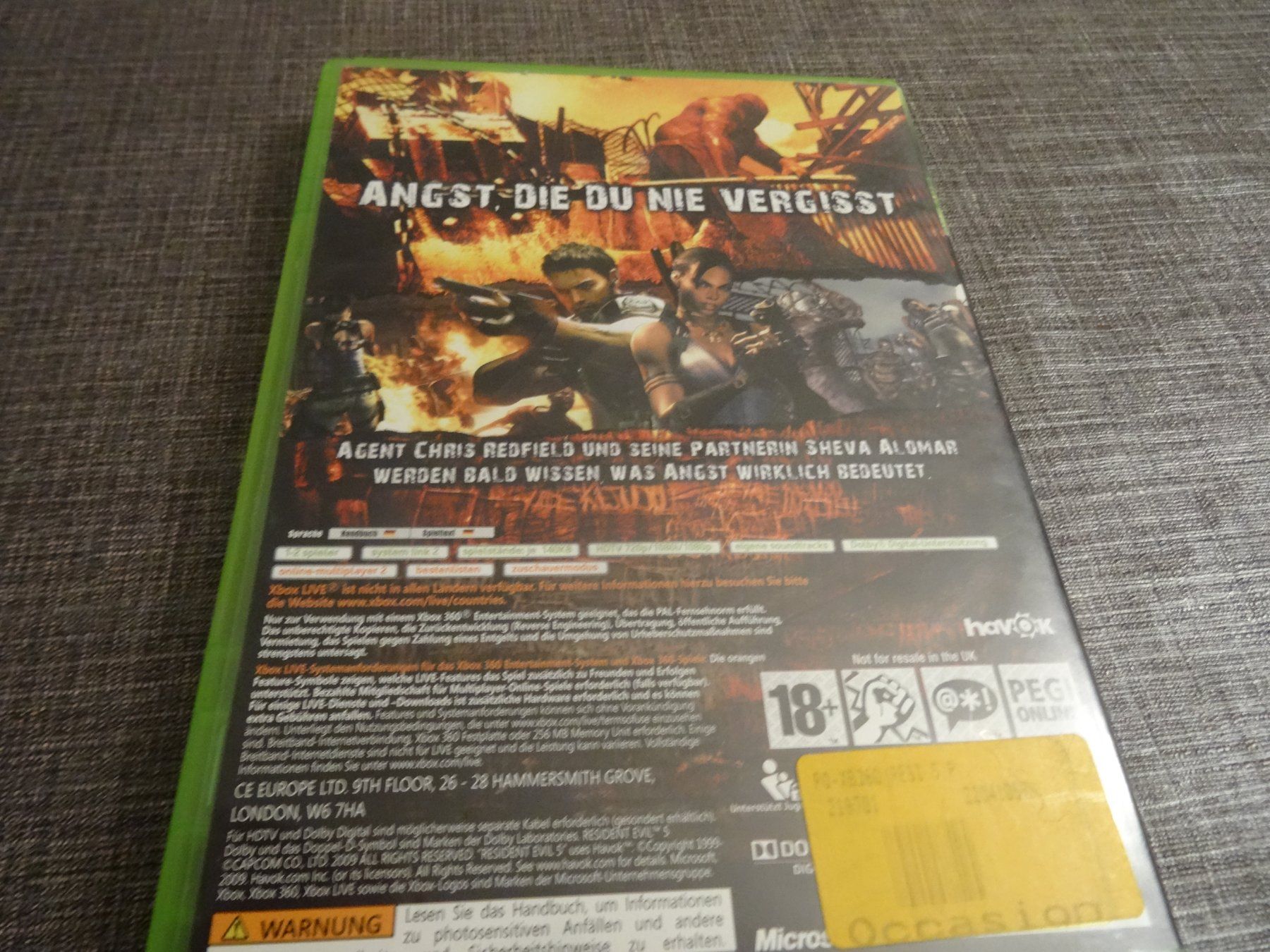 Microsoft Giochi: Resident Evil 5 für Xbox 360 – Usato da Olten venduto da Disc-Ausverkauf 2